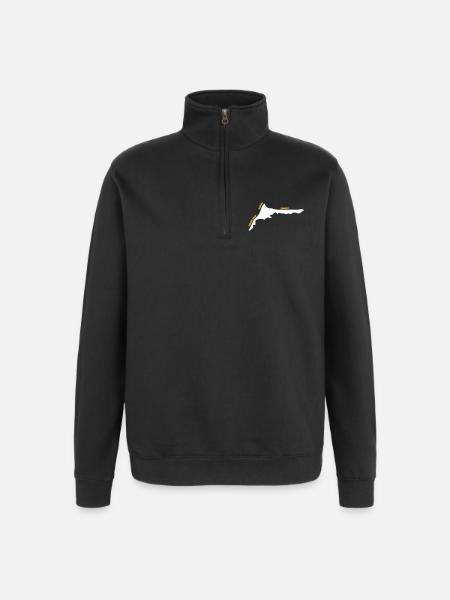 Fischland Darss Zingst (DIY) - Quarter-Zip Sweatshirt - black