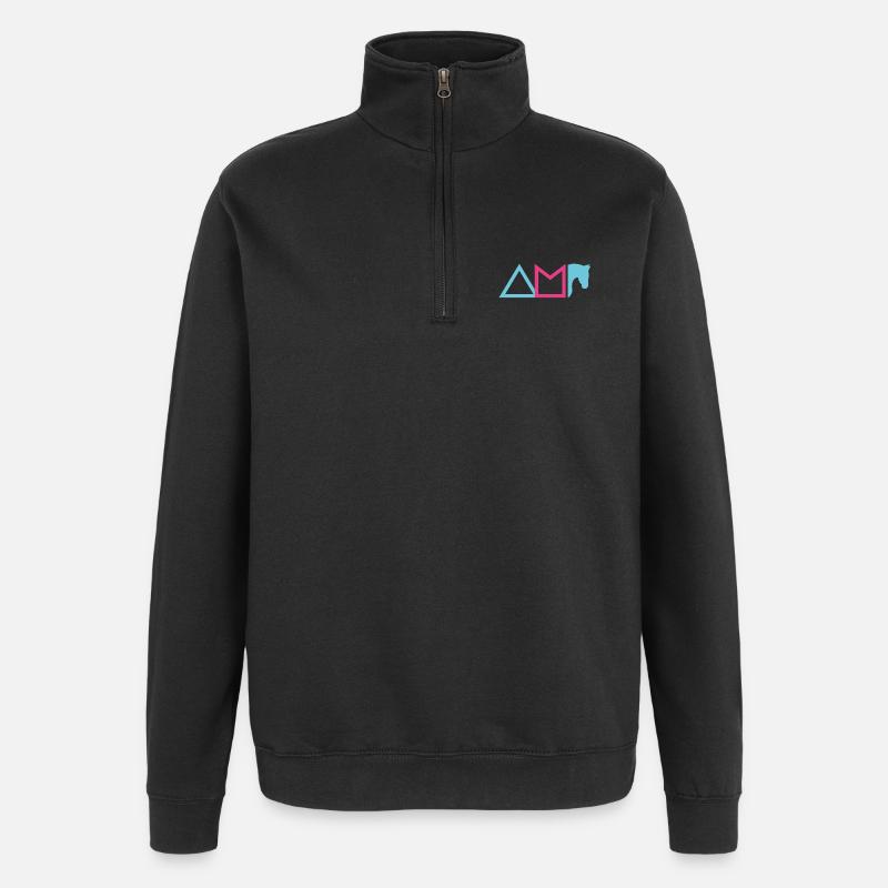 IN DIR - Quarter-Zip-Sweatshirt - Schwarz