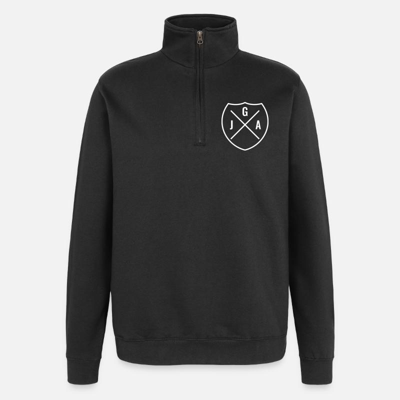 Enterrement de vie de garçon - Sweat à zip 1/4 - noir
