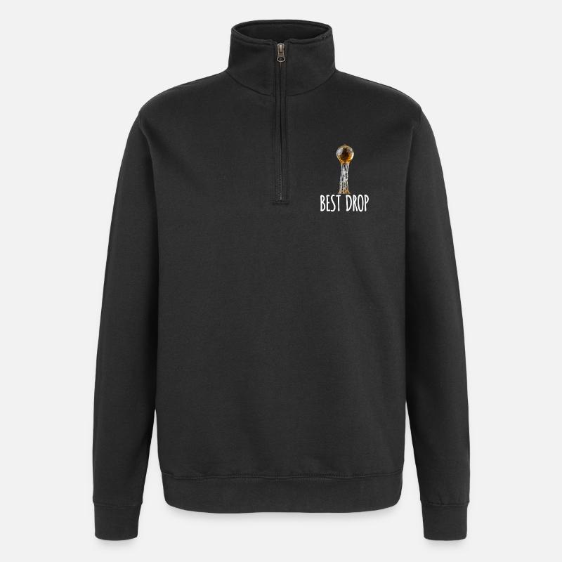 Trichom Best Drop - Quarter-Zip-Sweatshirt - Schwarz