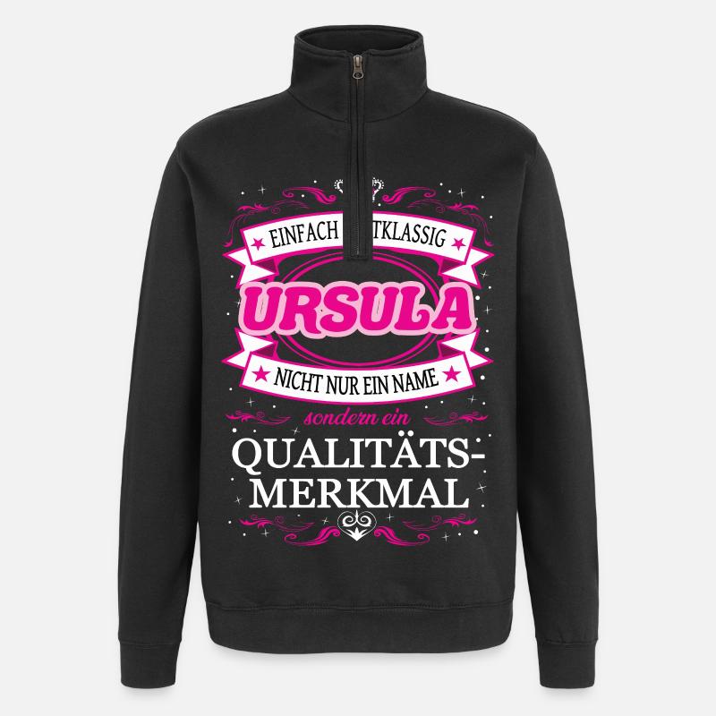 Caractéristique de qualité Ursula tout simplement de première classe - Sweat à zip 1/4 - noir