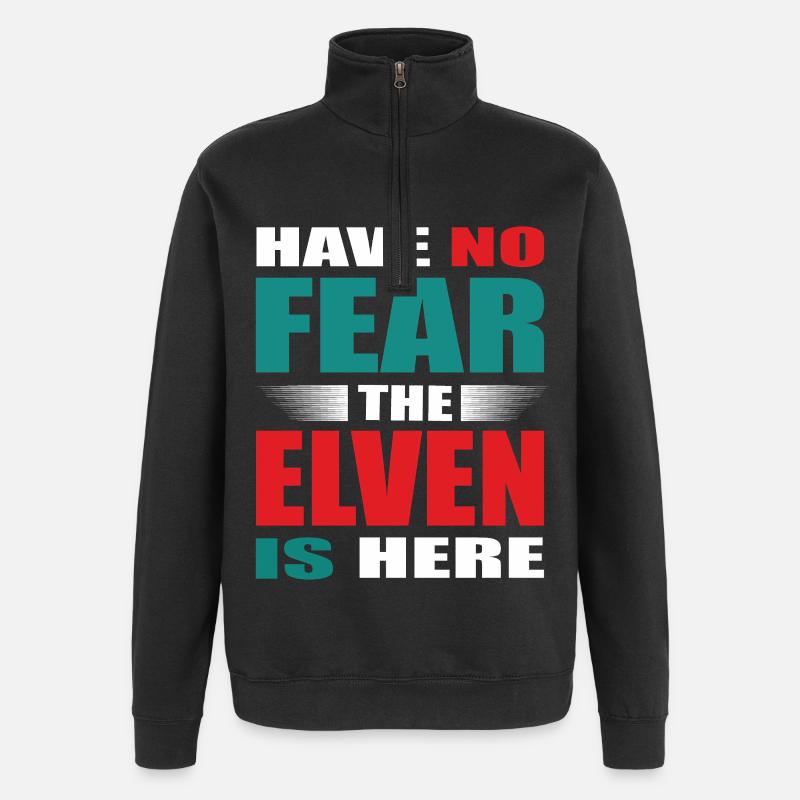 N’ayez crainte, l’elfe est là Tenue - Sweat à zip 1/4 - noir