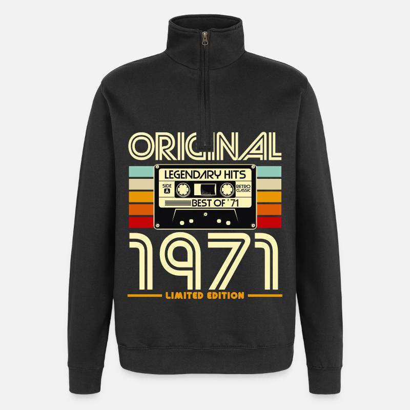 Original 1971 Édition Limitée - Sweat à zip 1/4 - noir