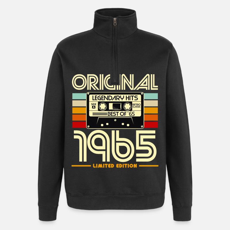 Original 1965 Édition Limité - Sweat à zip 1/4 - noir