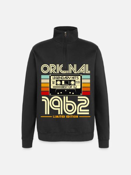 Original 1962 Edition Limitée - Sweat à zip 1/4 - noir