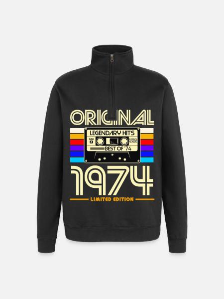 Original 1974 Limited Edition - Sweat à zip 1/4 - noir