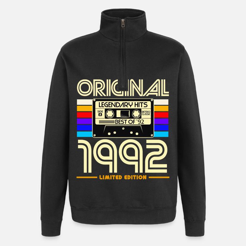 Original 1992 Legend Hits - Quarter-Zip Sweatshirt - black