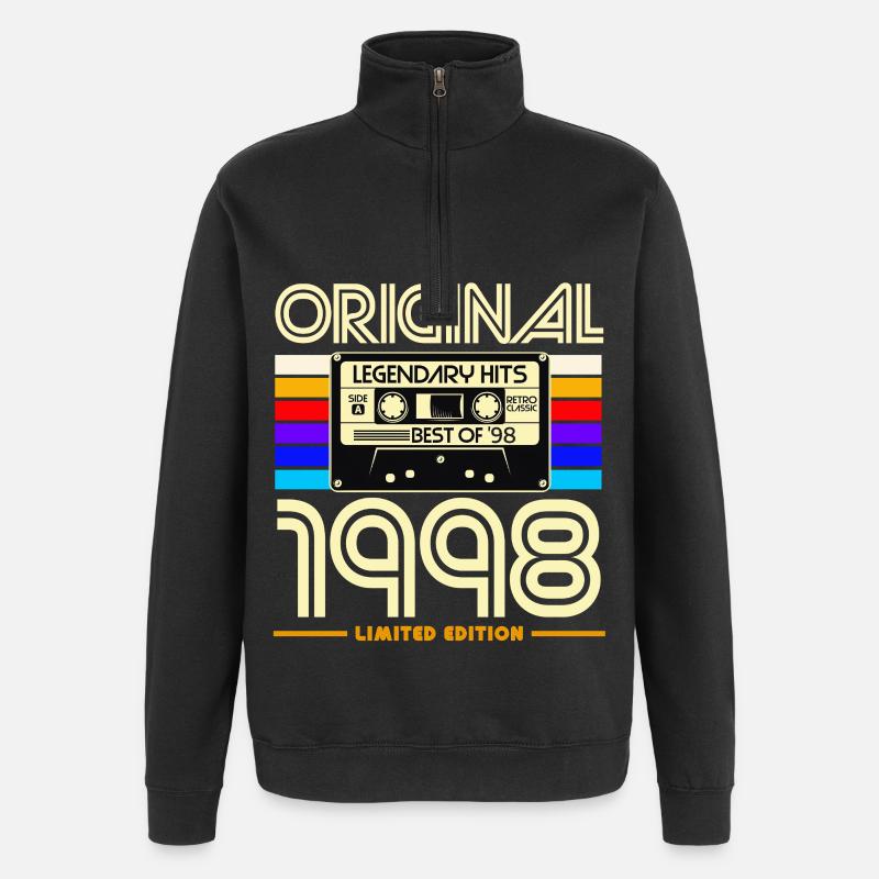 Cassette Légendaire 1998 Édition limitée - Sweat à zip 1/4 - noir