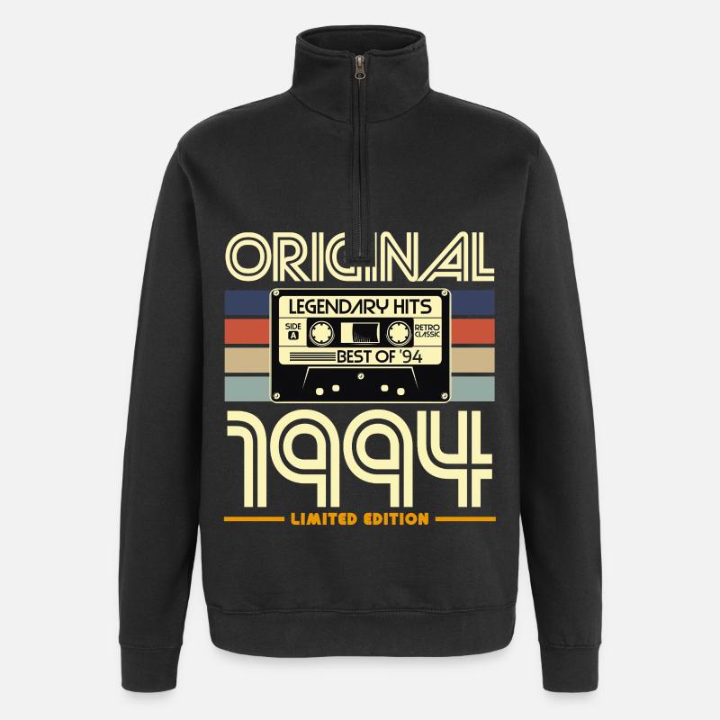 Original 1994 Legacy Cassette - Sweat à zip 1/4 - noir