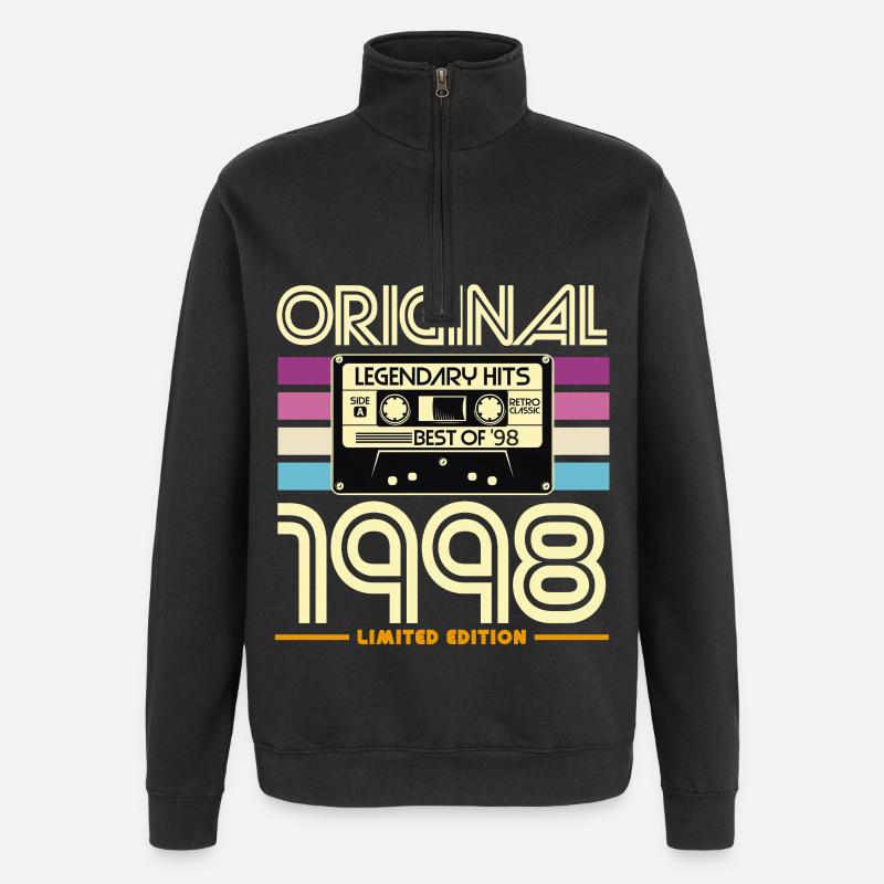 Original 1998 Limited Edition Cassette - Sweat à zip 1/4 - noir