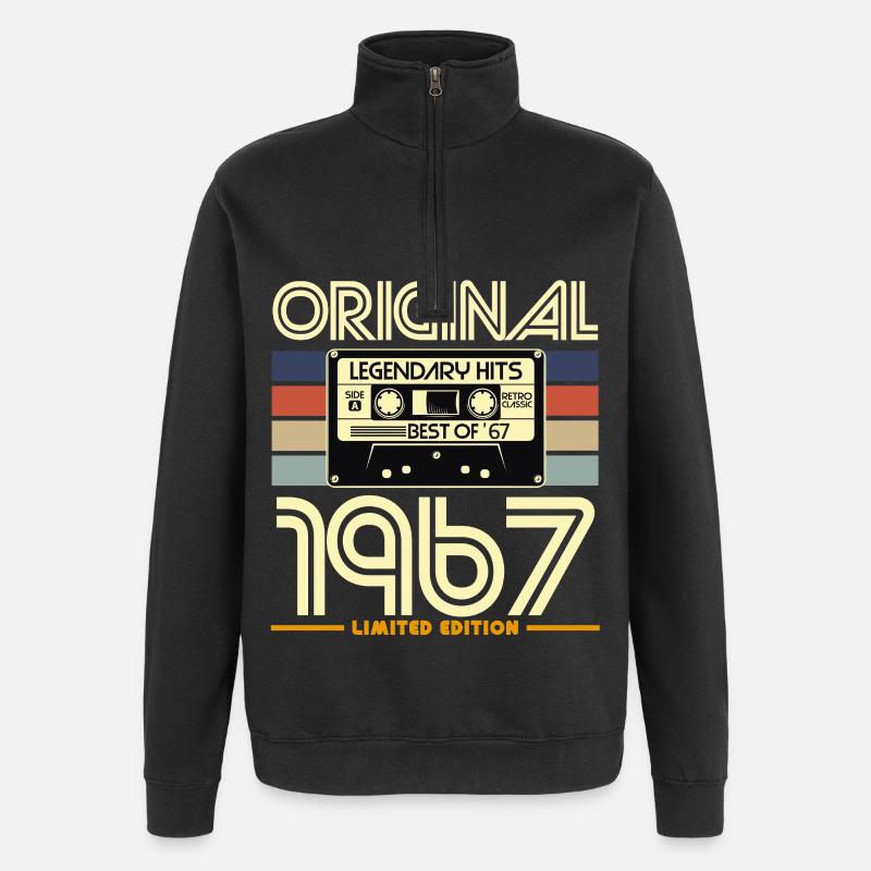 Original 1967 Cassette Retro Edition - Sweat à zip 1/4 - noir