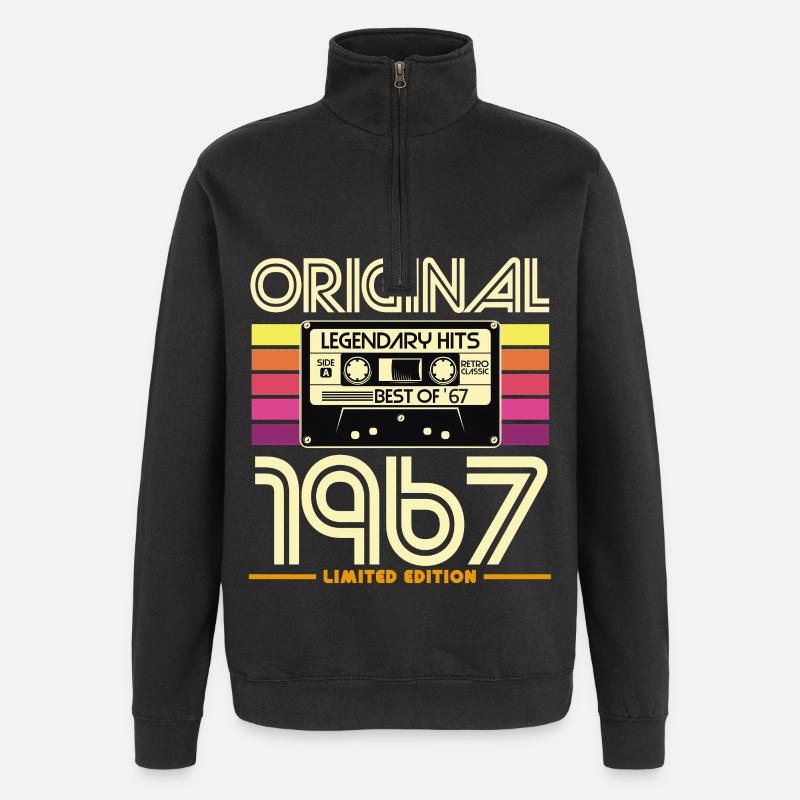 Original 1967 Limited Edition - Sweat à zip 1/4 - noir