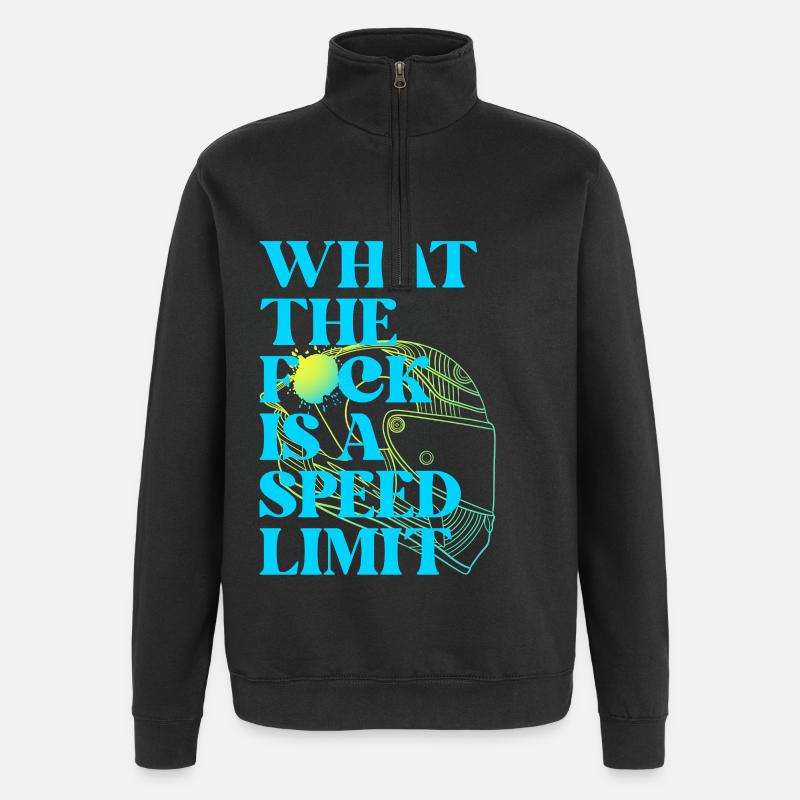 Voiture - Sweat à zip 1/4 - noir