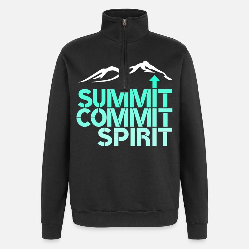 Spirit Commit Summit - Quarter-Zip Sweatshirt - black