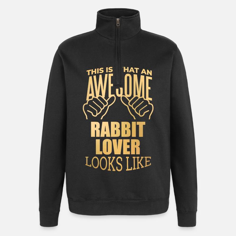 Rabbit - Quarter-Zip Sweatshirt - black