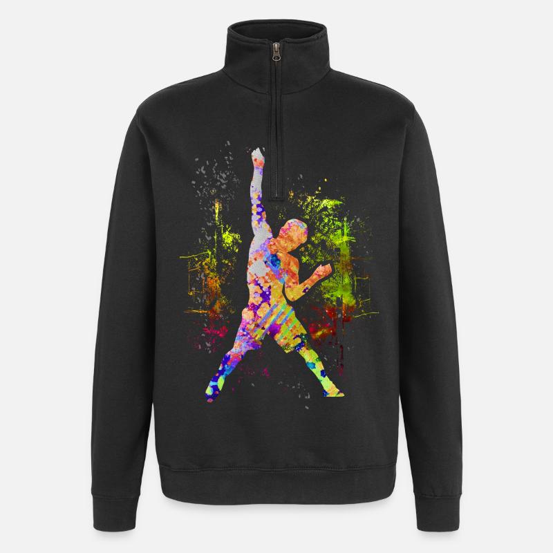 Escalade / Climbing / Freeclimbing kletterer Berg - Sweat à zip 1/4 - noir