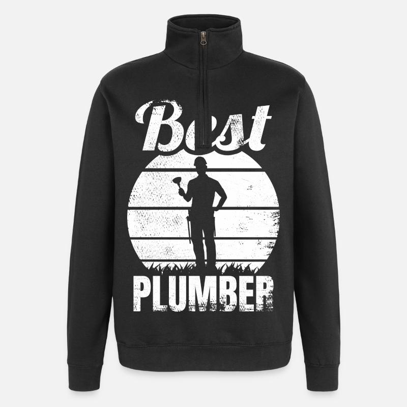 Bester Anlagenmechaniker - Quarter-Zip-Sweatshirt - Schwarz