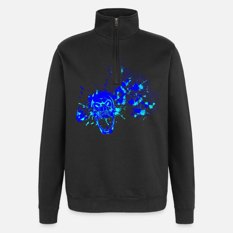 headshot - Sweat à zip 1/4 - noir