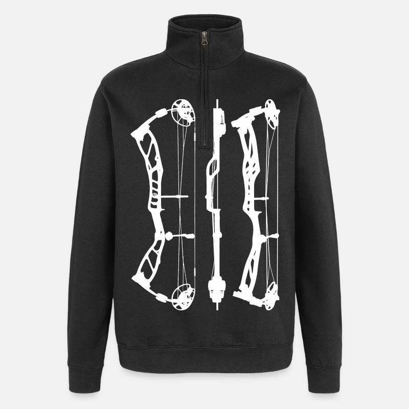 EliteBasin_PlanW - Sweat à zip 1/4 - noir