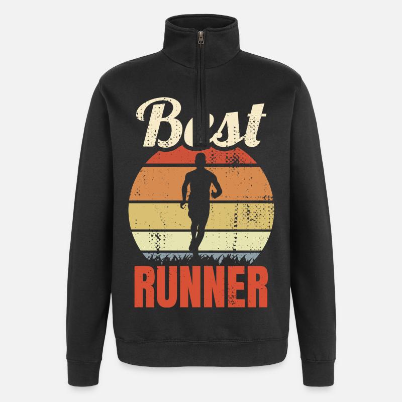 Bester Jogger - Quarter-Zip-Sweatshirt - Schwarz