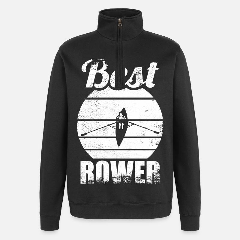 Ruderer - Quarter-Zip-Sweatshirt - Schwarz