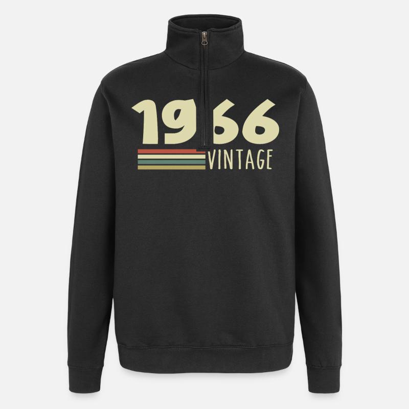 Jubiläum 1966 1966 - Quarter-Zip-Sweatshirt - Schwarz
