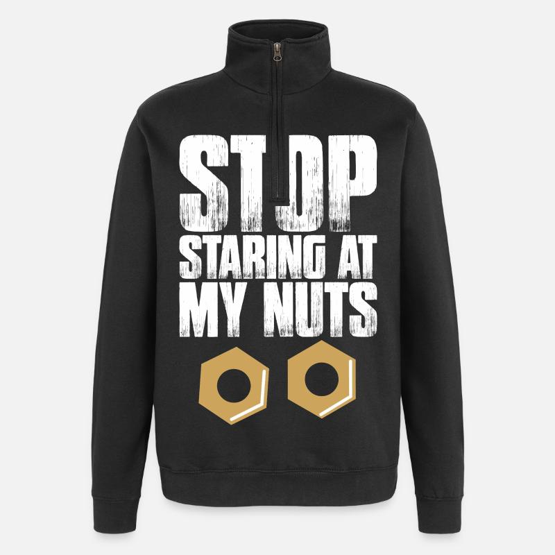 Plateforme constructio de construction d’échafaudage - Sweat à zip 1/4 - noir