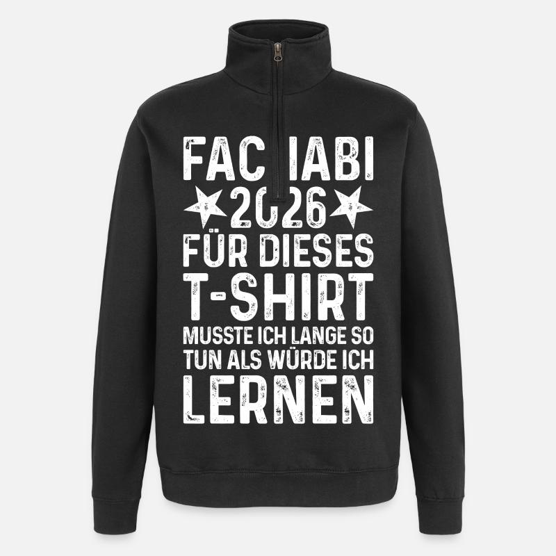 Fachabi 2026 - Sweat à zip 1/4 - noir