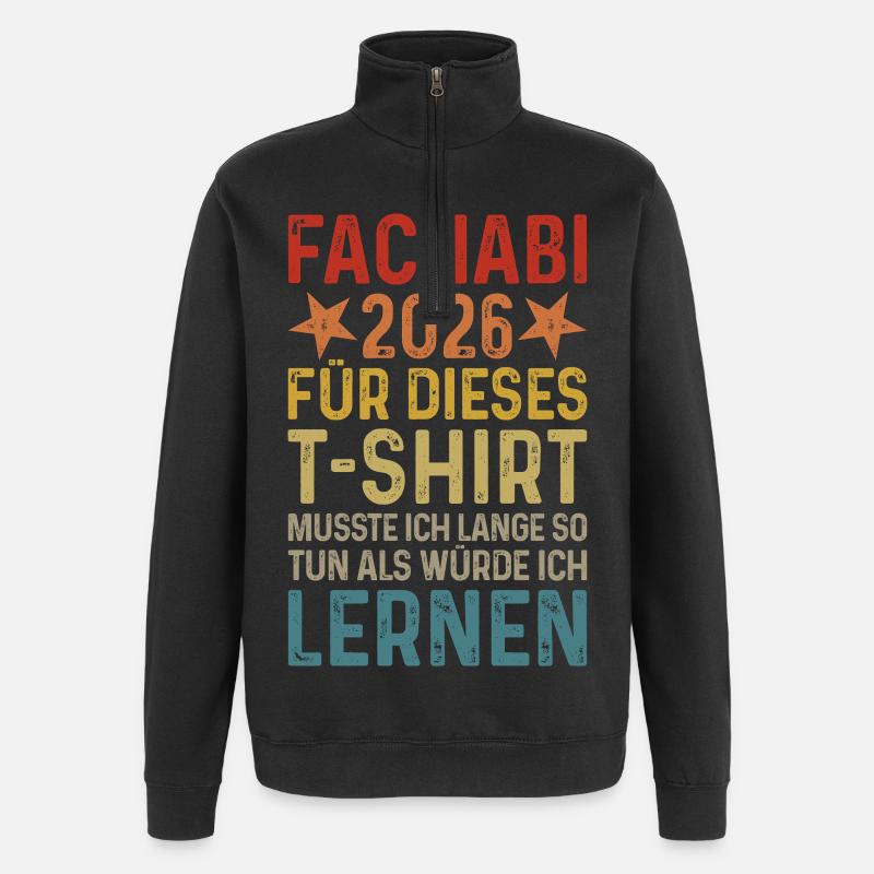 Fachabi 2026 - Sweat à zip 1/4 - noir