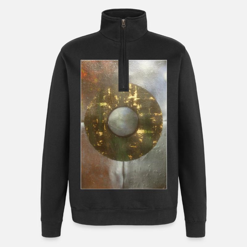 4Elemente - Sweat à zip 1/4 - noir