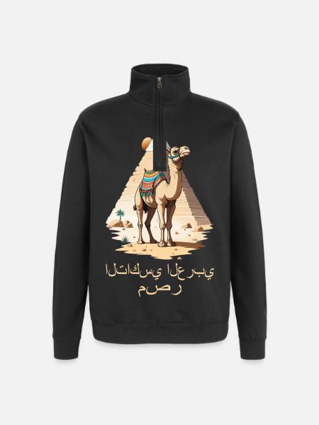 Arabian Taxi - Quarter-Zip Sweatshirt - black