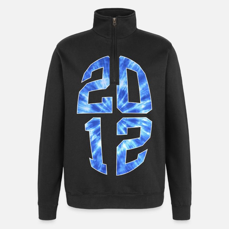 14 ANS 2012 14E ANNIVERSAIRE - Sweat à zip 1/4 - noir