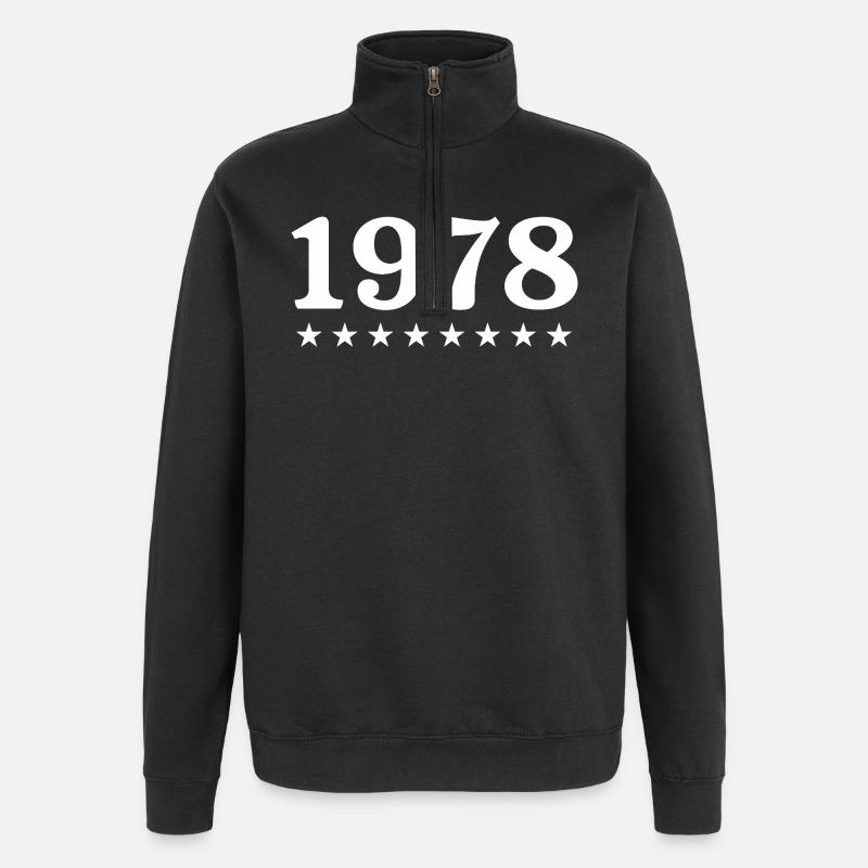 1978 Édition Limitée 1978 Retro 1978 - Sweat à zip 1/4 - noir