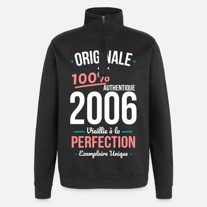 2006 – Original – Unique copy - Quarter-Zip Sweatshirt - black
