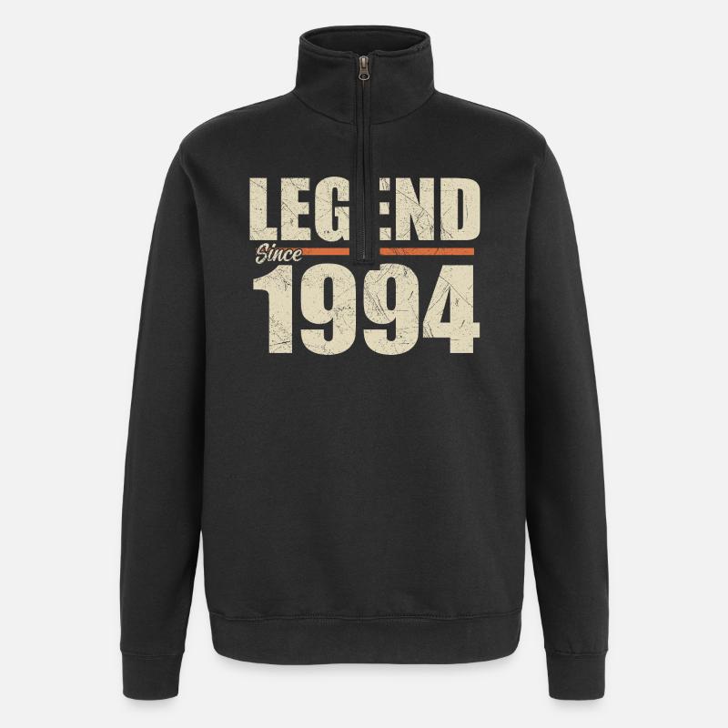Birthday 1994 | Legend since 1994 - Quarter-Zip Sweatshirt - black