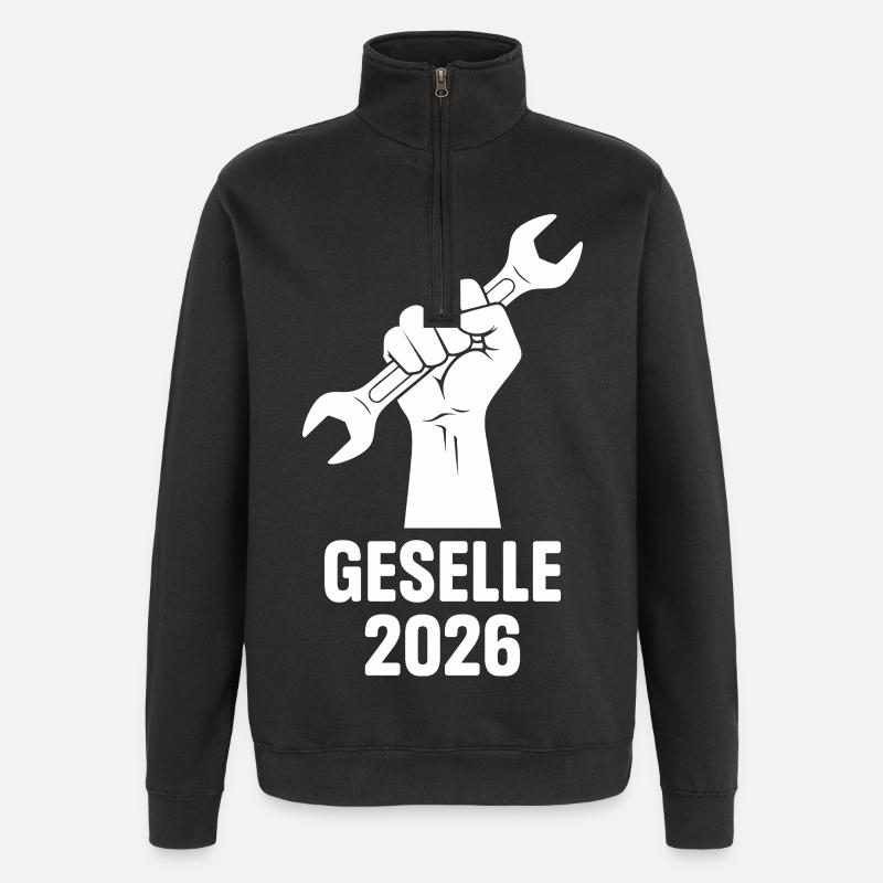 Geselle 2026 - Quarter-Zip-Sweatshirt - Schwarz