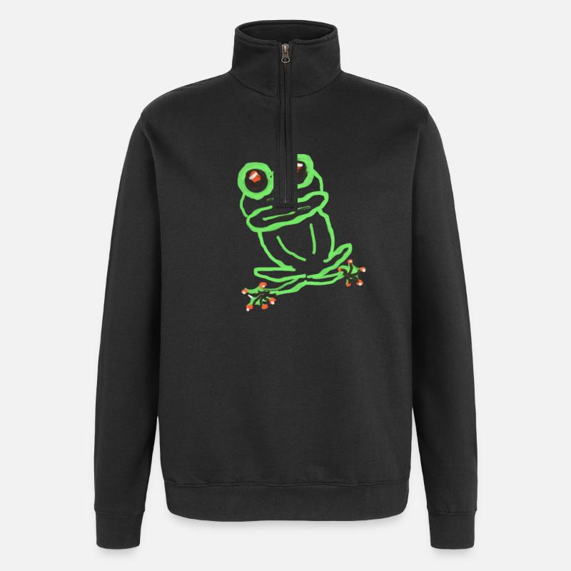 frog - Quarter-Zip Sweatshirt - black