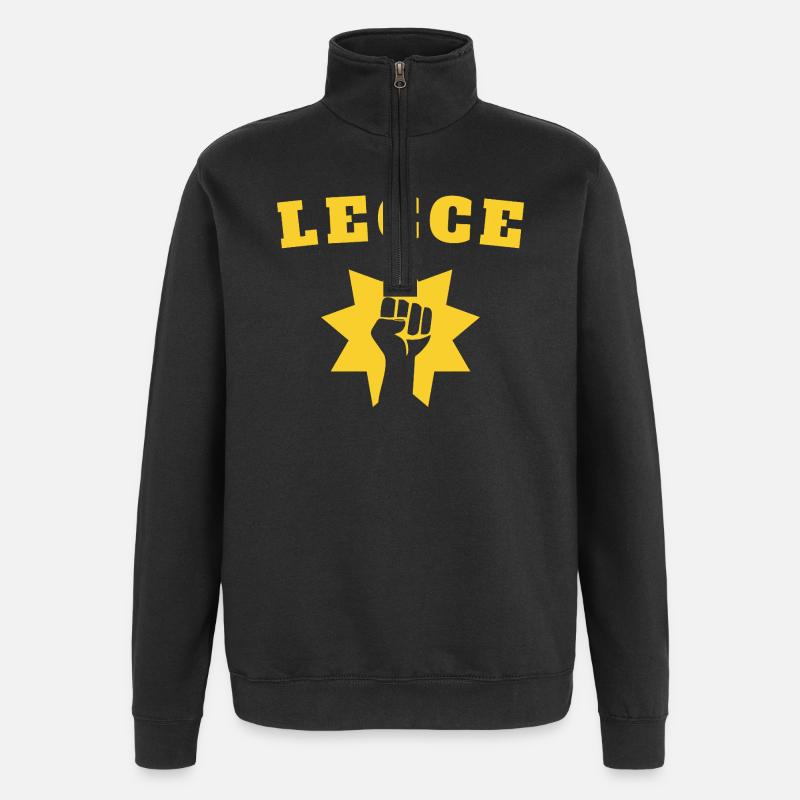 Lecce - Quarter-Zip-Sweatshirt - Schwarz