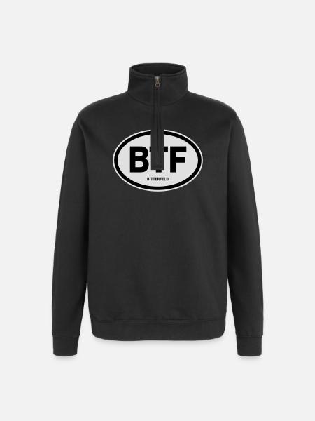 BTF Bitterfeld - Quarter-Zip-Sweatshirt - Schwarz
