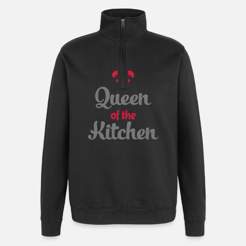 cuisine - Sweat à zip 1/4 - noir