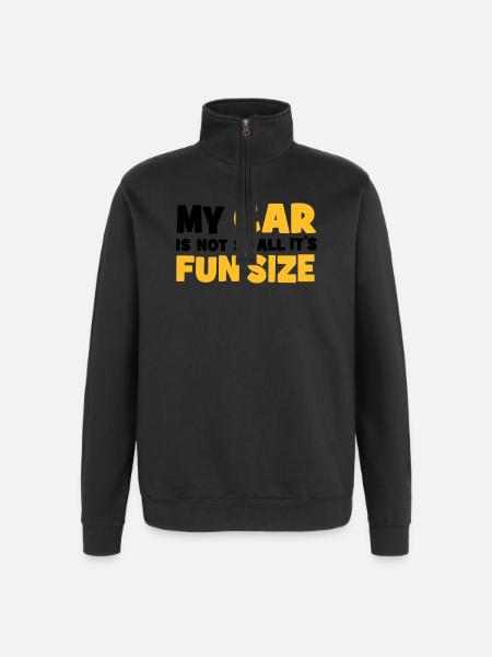 Small car - Sweat à zip 1/4 - noir