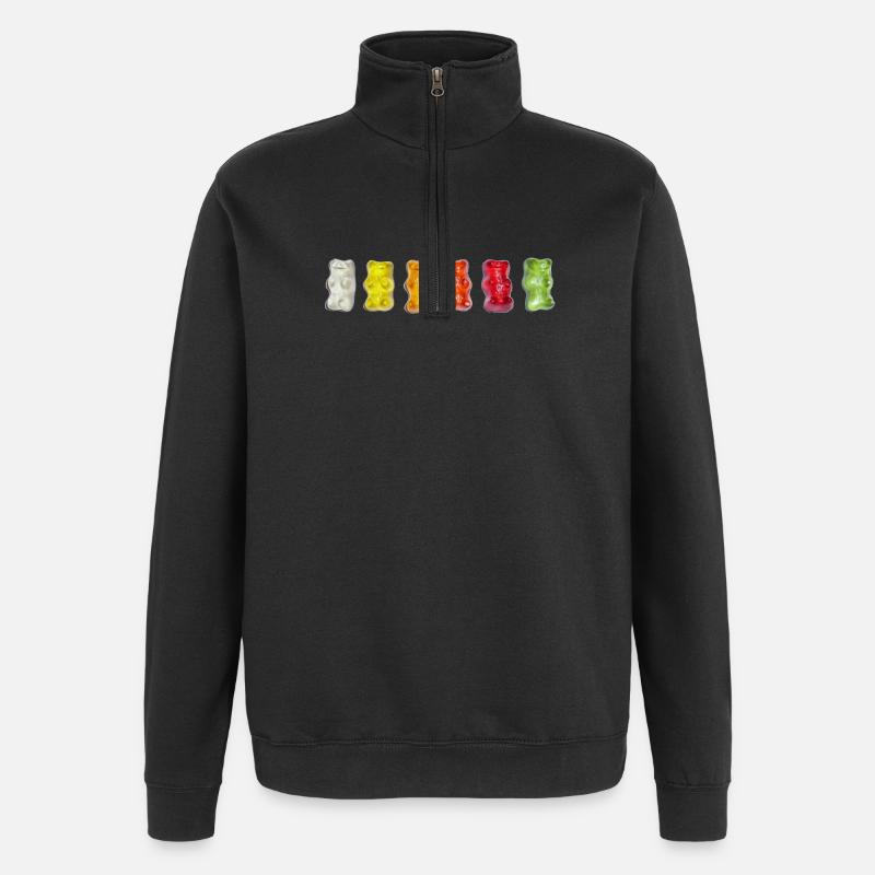 Gummi Bears - Sweat à zip 1/4 - noir