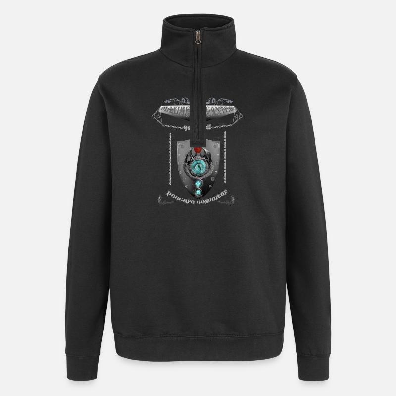 maxime peccantes - Quarter-Zip Sweatshirt - black