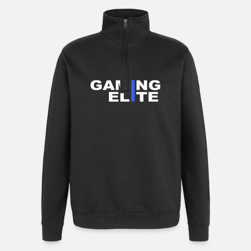 Gaming Elite - Sweat à zip 1/4 - noir