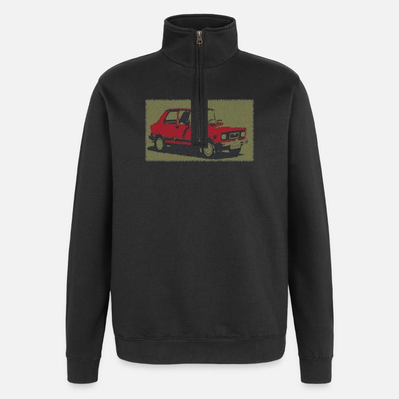 Zastava Yugo - Sweat à zip 1/4 - noir