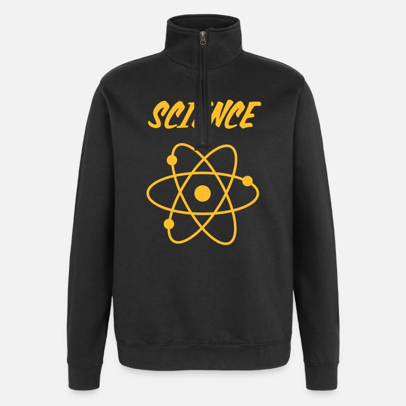 science - Quarter-Zip Sweatshirt - black