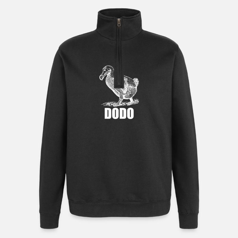 Dodo Vogel - Quarter-Zip-Sweatshirt - Schwarz
