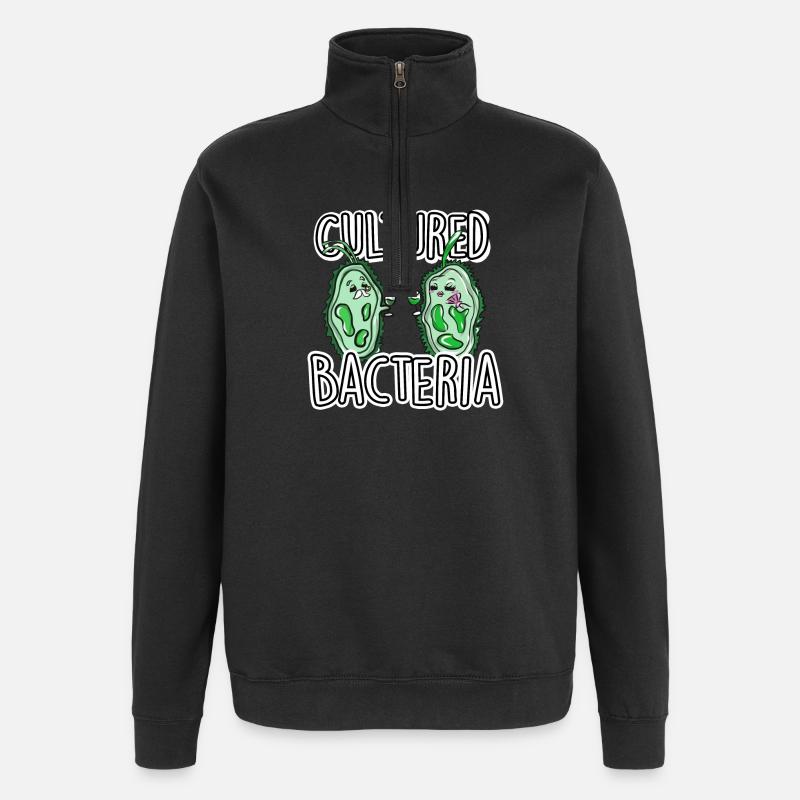 science - Sweat à zip 1/4 - noir