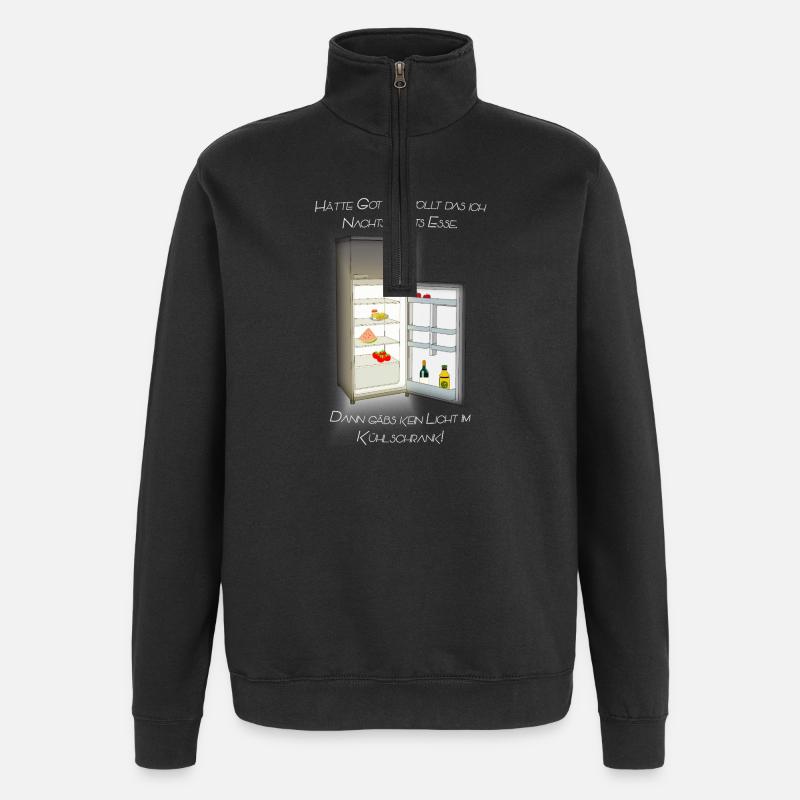 frigo - Sweat à zip 1/4 - noir