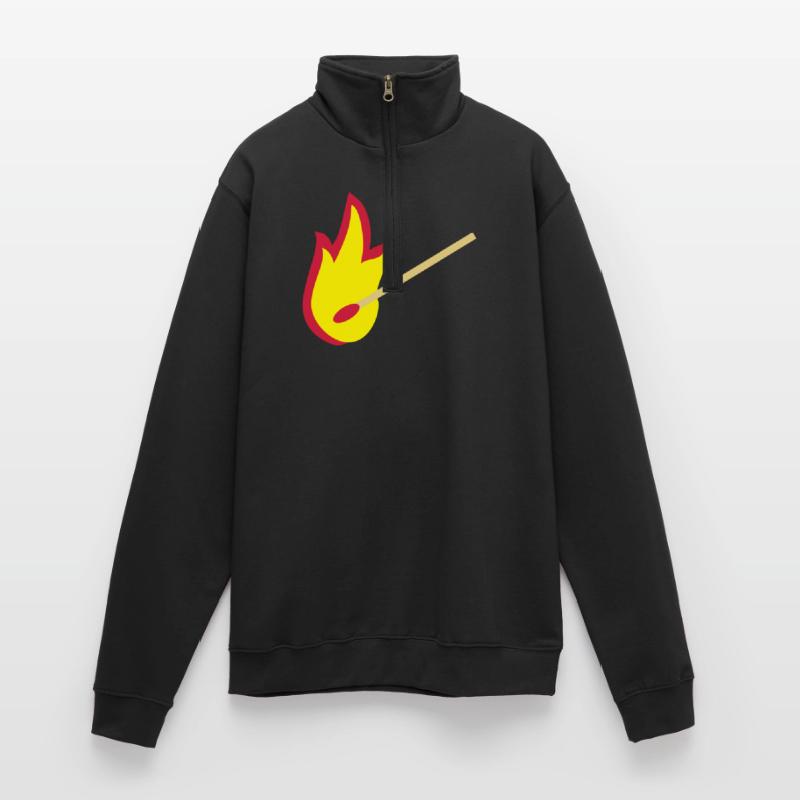 fire Quarter-Zip Sweatshirt